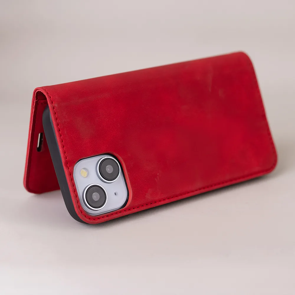 Smart Suede case for iPhone 17 Air 6,6″ red