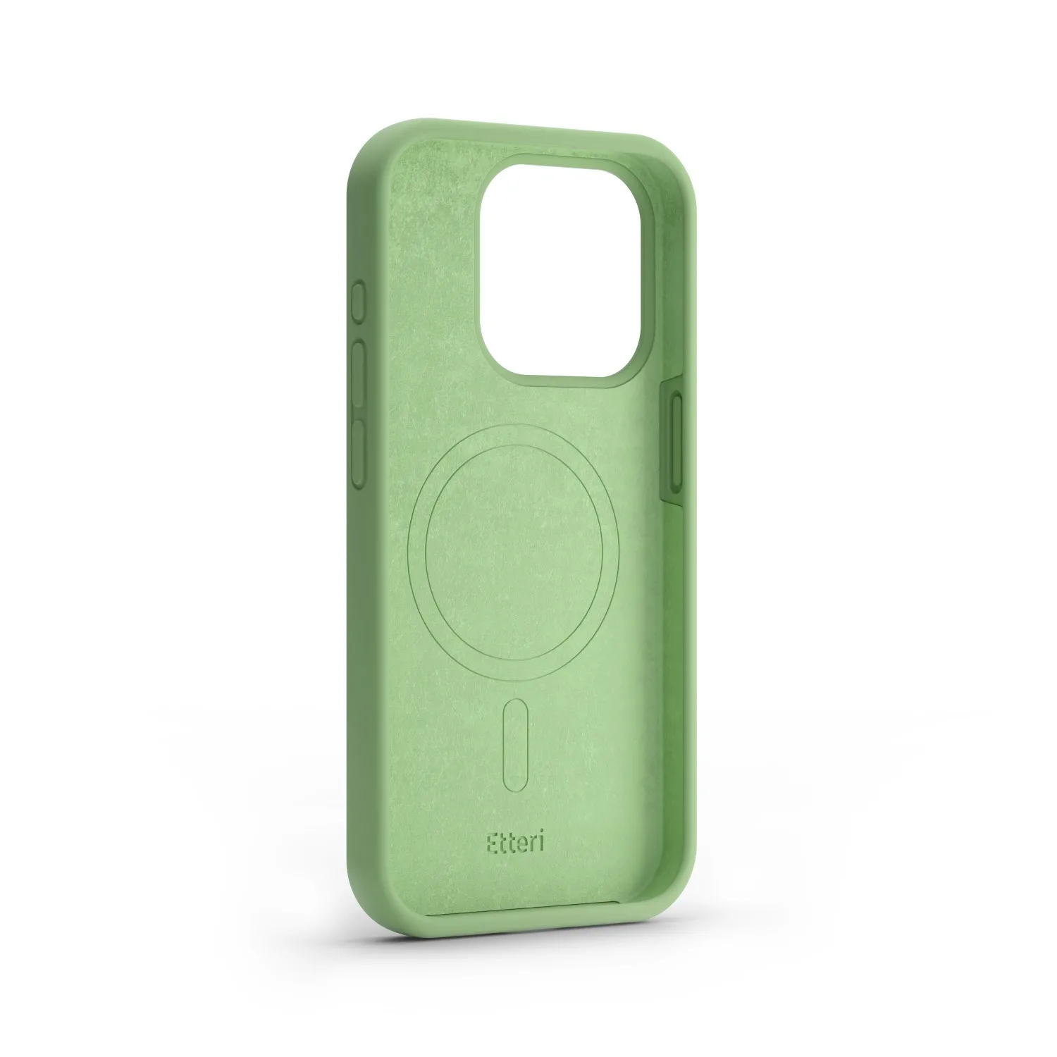 Etteri Silicone Mag-fodral för iPhone 15 Pro Max 6,7″ i ljusgrön