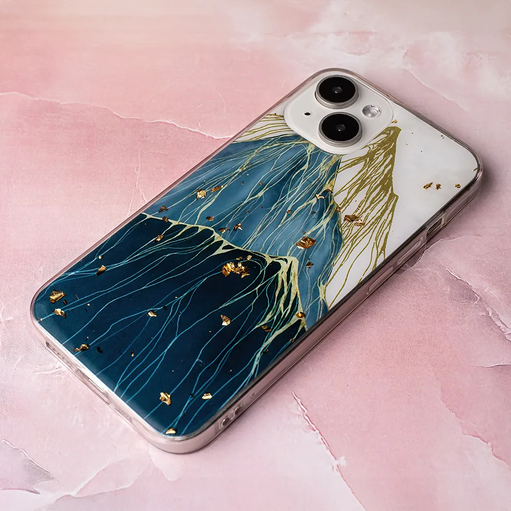 Guld Glam-fodral till Samsung Galaxy A25 5G (global) mountain