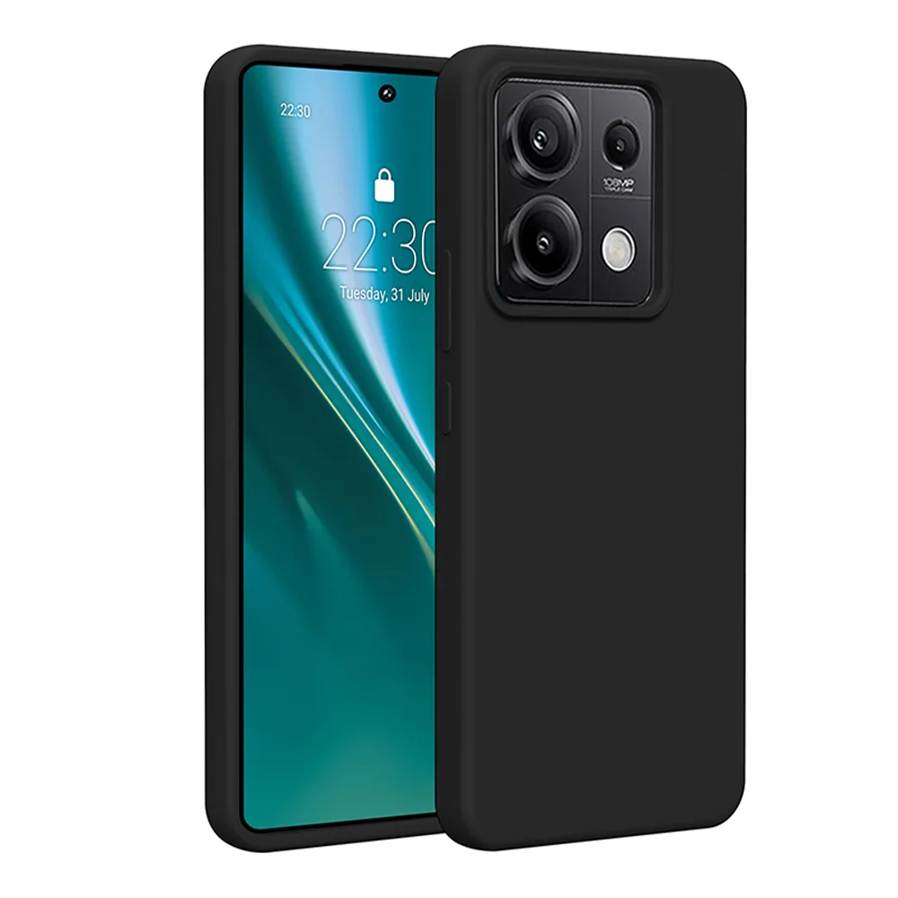 Etteri Silikonskal för Xiaomi Redmi Note 13 Pro 5G, svart