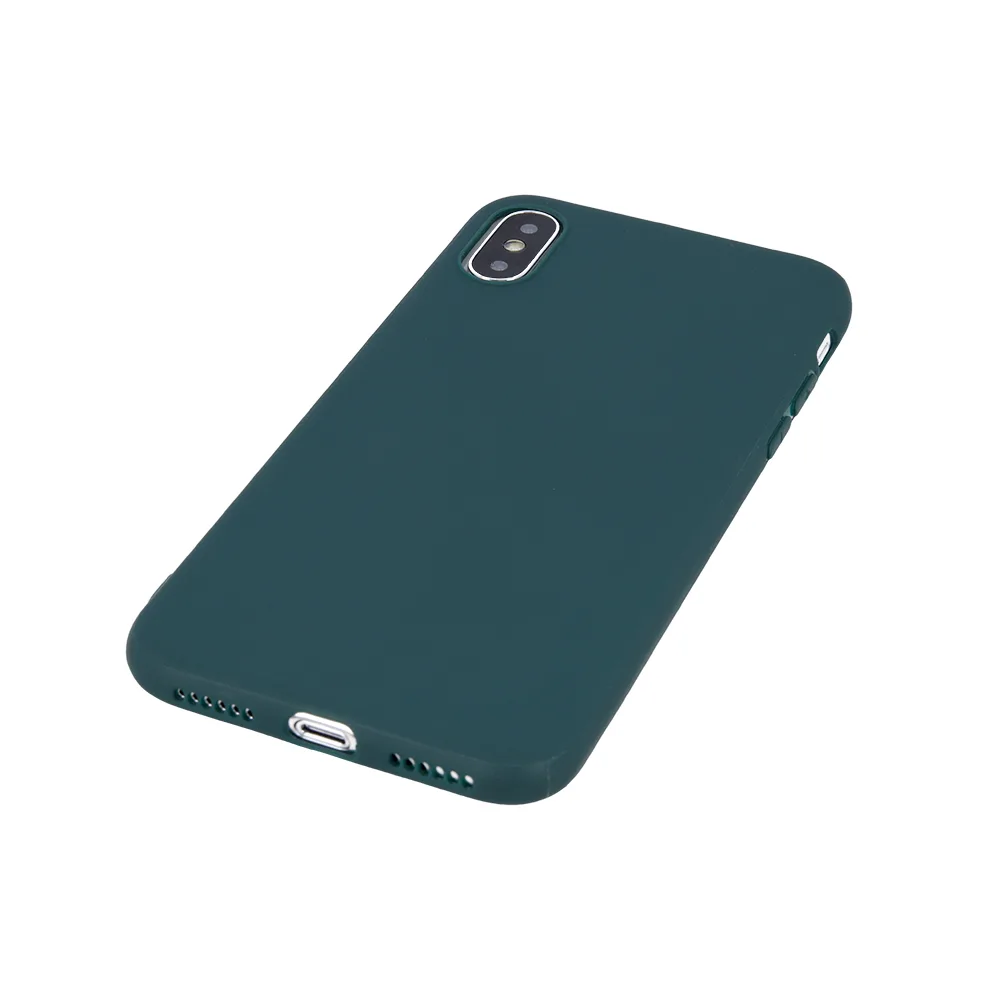 Matt TPU-fodral för Motorola Edge 50 Fusion i skogsgrön
