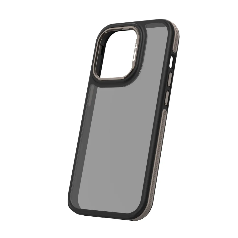 Kristallsvart fodral till iPhone 16e grå