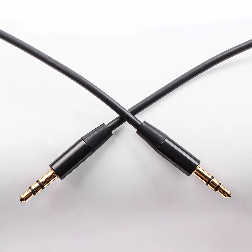 Maxlife ljudkabel 3,5 mm jack – 3,5 mm jack 1 meter svart
