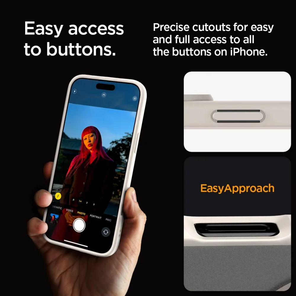 Spigen Ultra Hybrid Mag Magsafe case for iPhone 16 Pro Max 6,9″ frost natural titanium