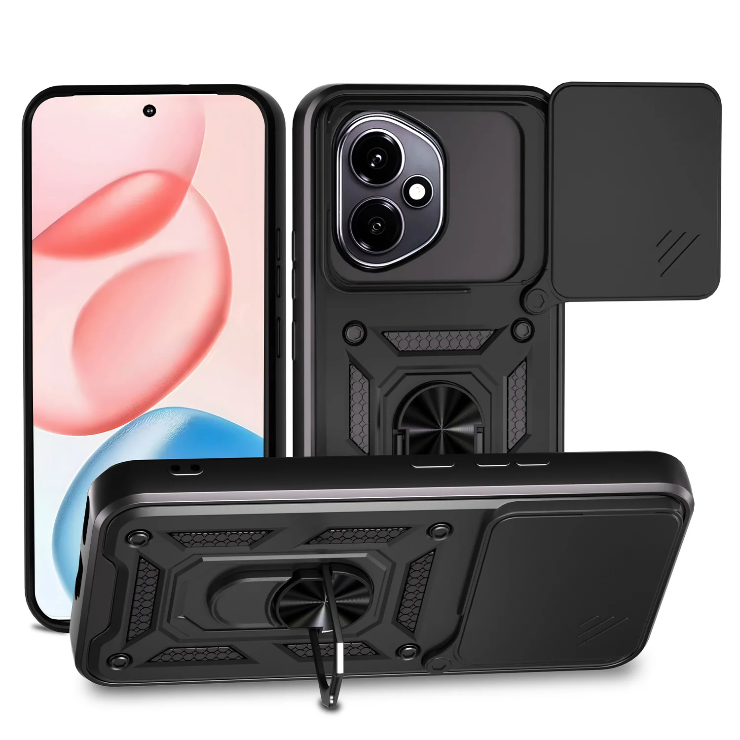 Defender Slide case for Honor 400 black