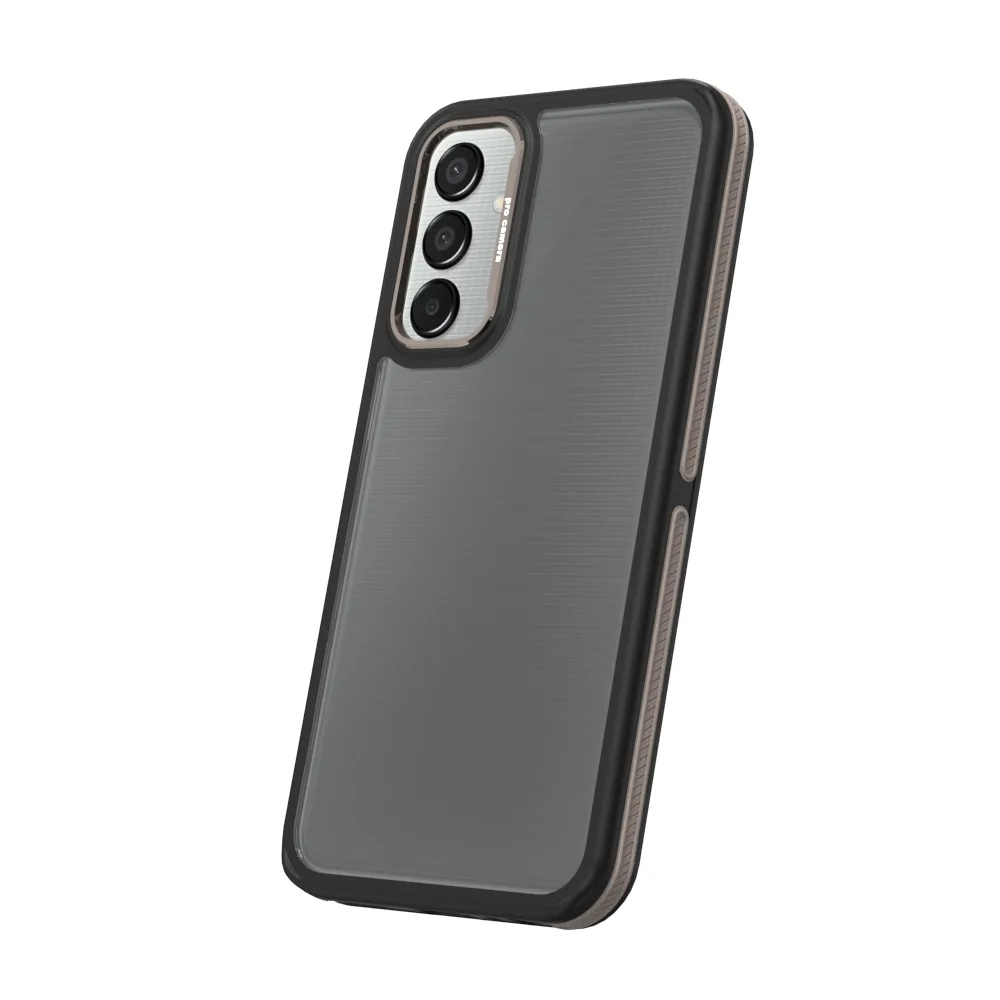 Kristallsvart fodral till Samsung Galaxy M15 5G grå