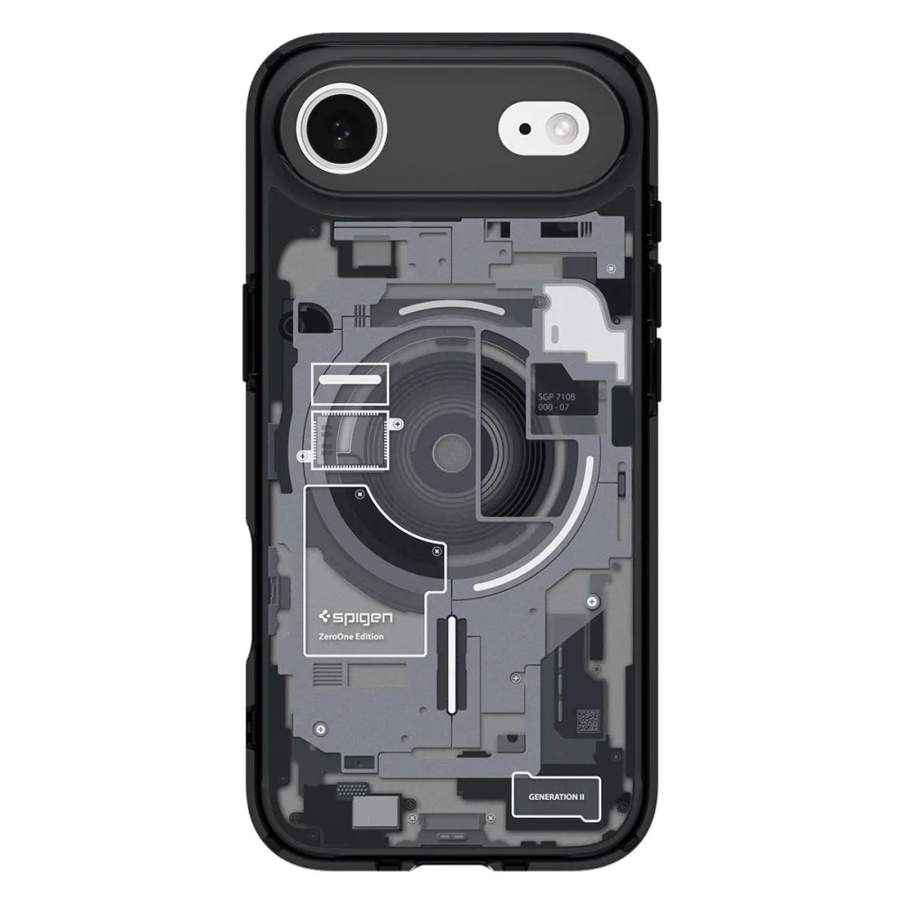 Spigen Ultra Hybrid Mag Magsafe case for iPhone 17 Air Zero One Black