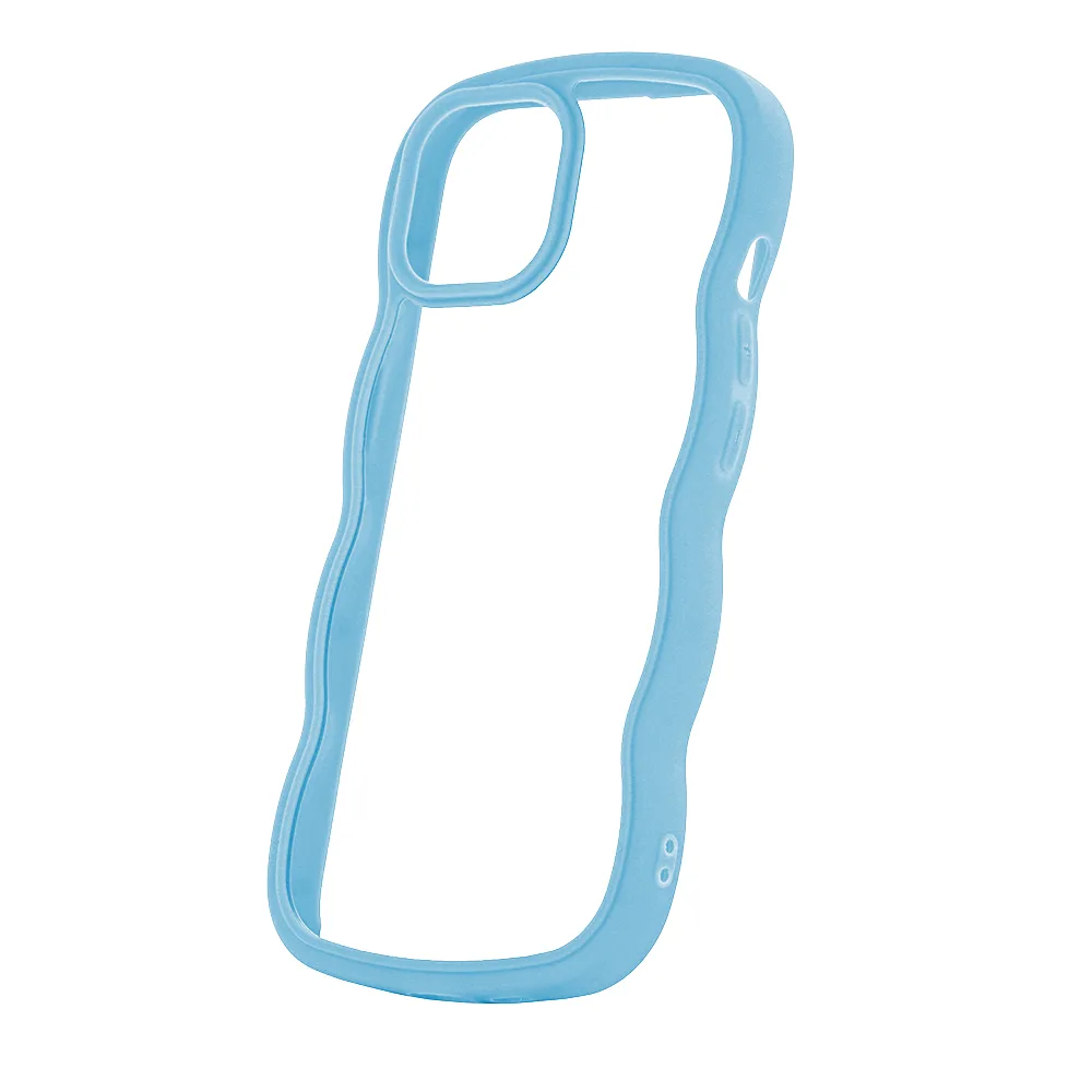 Vågskal för iPhone 15 6,1″ blå
