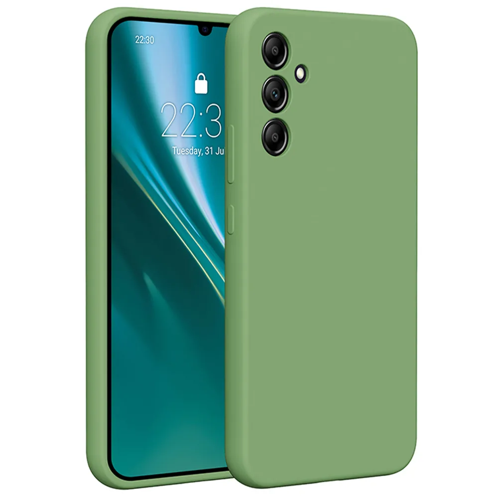 Etteri Silikonfodral för Samsung Galaxy A34 5G ljusgrönt
