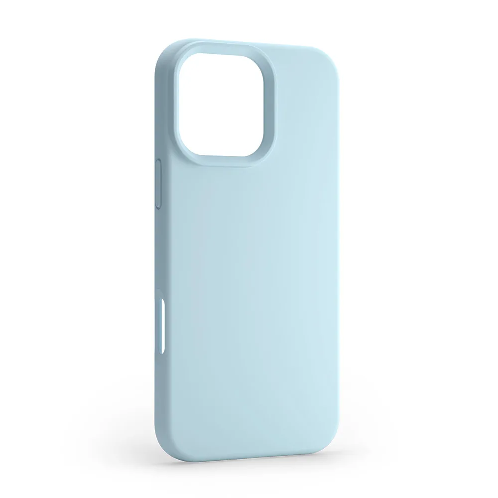 Etteri Silicone Mag case for iPhone 16 Pro 6,3″ light blue