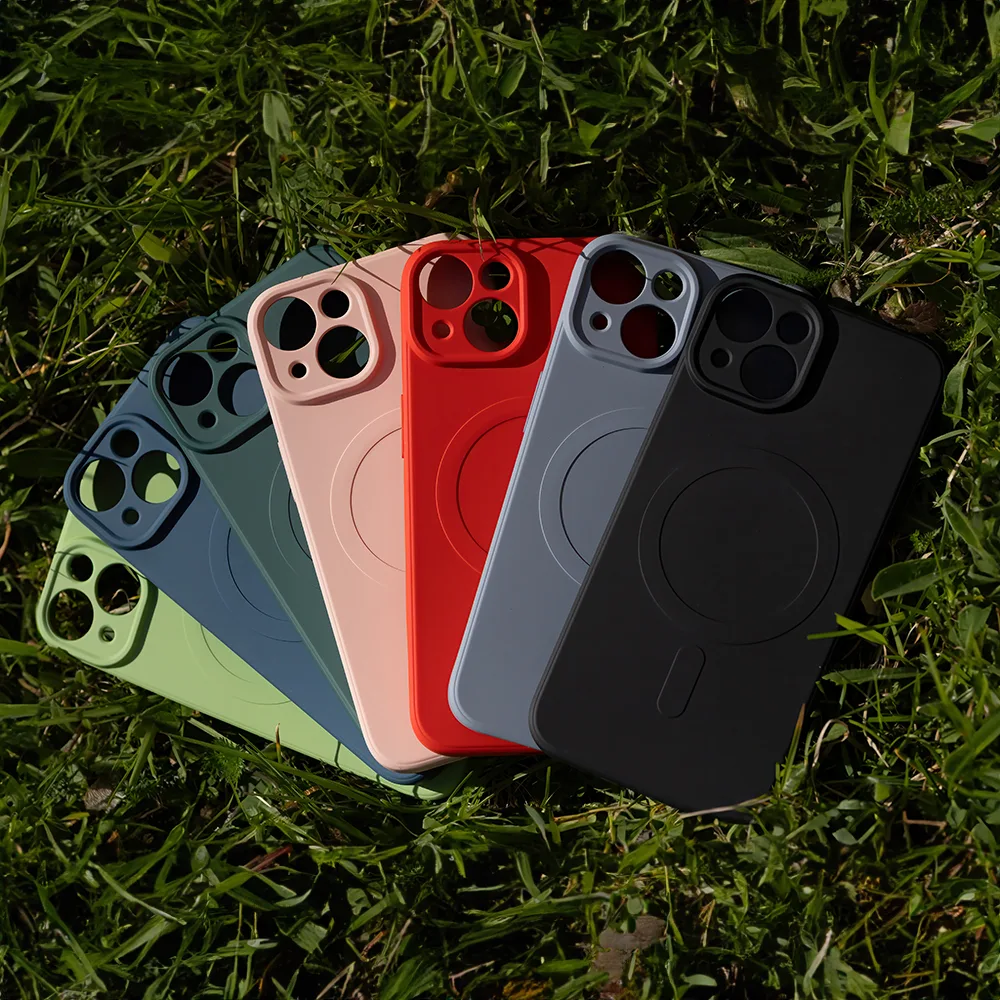 Simple Color Mag-fodral för iPhone 13 Pro Max 6,7″ rosa