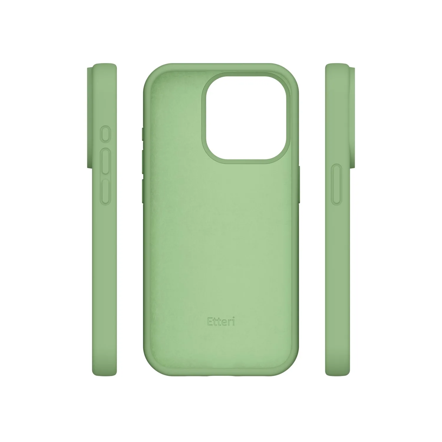Etteri Silicone case för iPhone 15 Pro Max 6,7″ ljusgrön