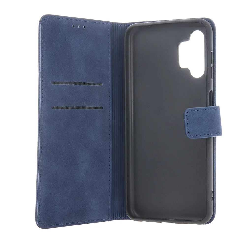 Smart Velvet-fodral till Samsung Galaxy S20 FE i marinblå