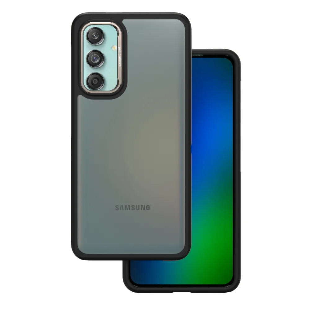 Kristallsvart fodral för Samsung Galaxy M55 5G grå