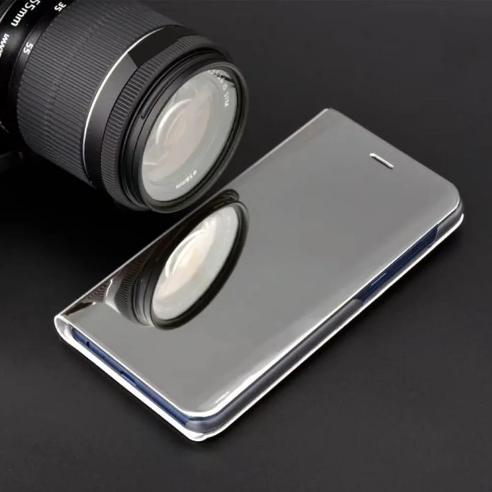 Smart Clear View-fodral för Samsung Galaxy S23 i silver