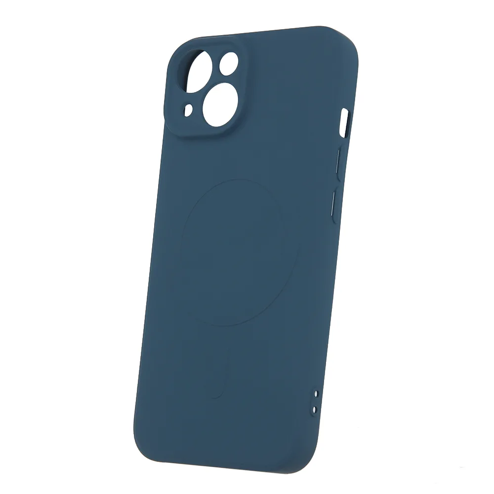 Enkel Color Mag-fodral för iPhone 16 Plus 6,7″ i marinblå