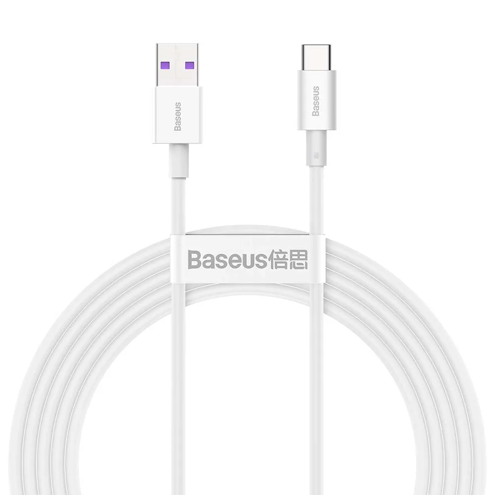 Baseus cable Superior USB - USB-C 2,0 m white 66W