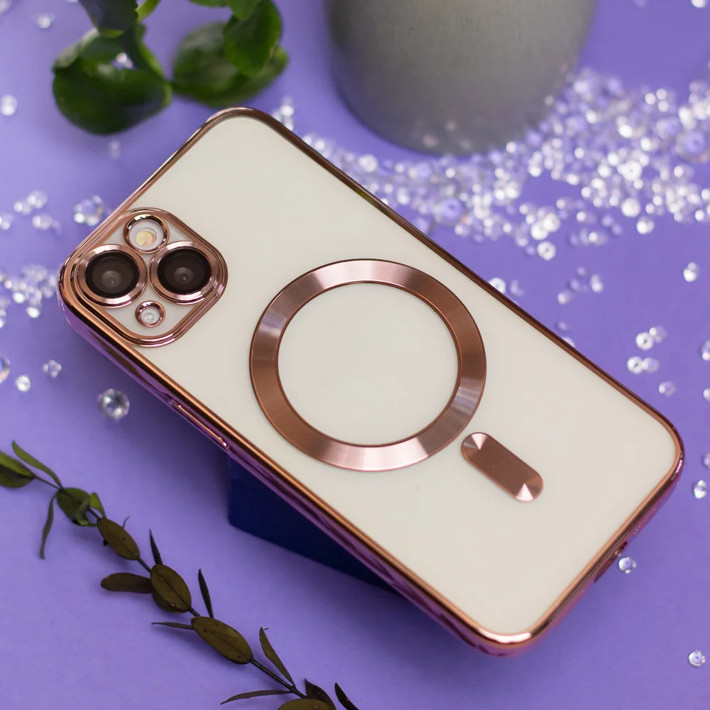 Color Chrome Mag-fodral för Samsung Galaxy A15 4G / A15 5G i roséguld