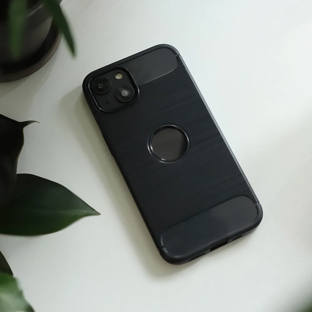Enkel svart fodral till Xiaomi Redmi Note 9 i svart