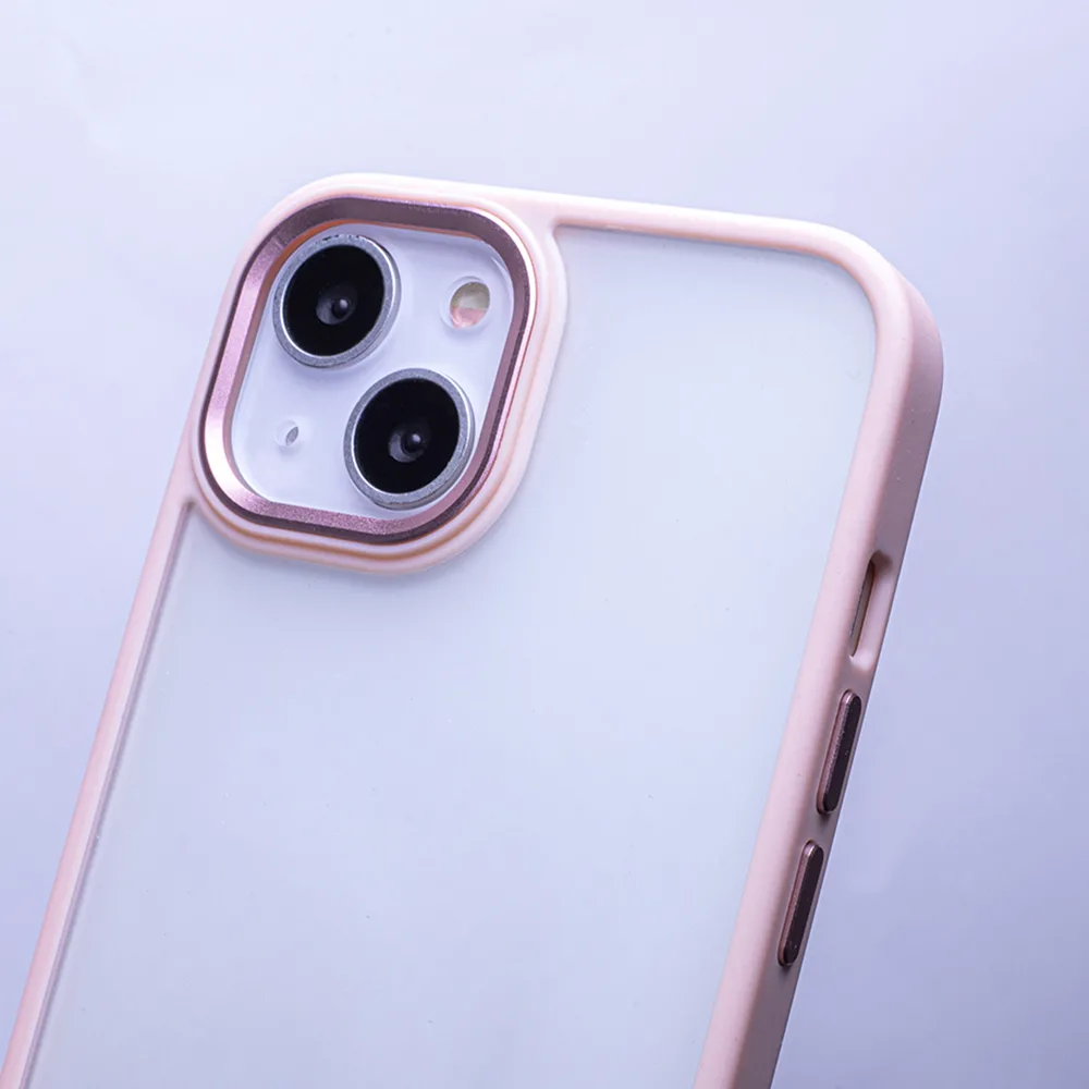 Satin Matt fodral för iPhone 14 Pro 6,1″ rosa