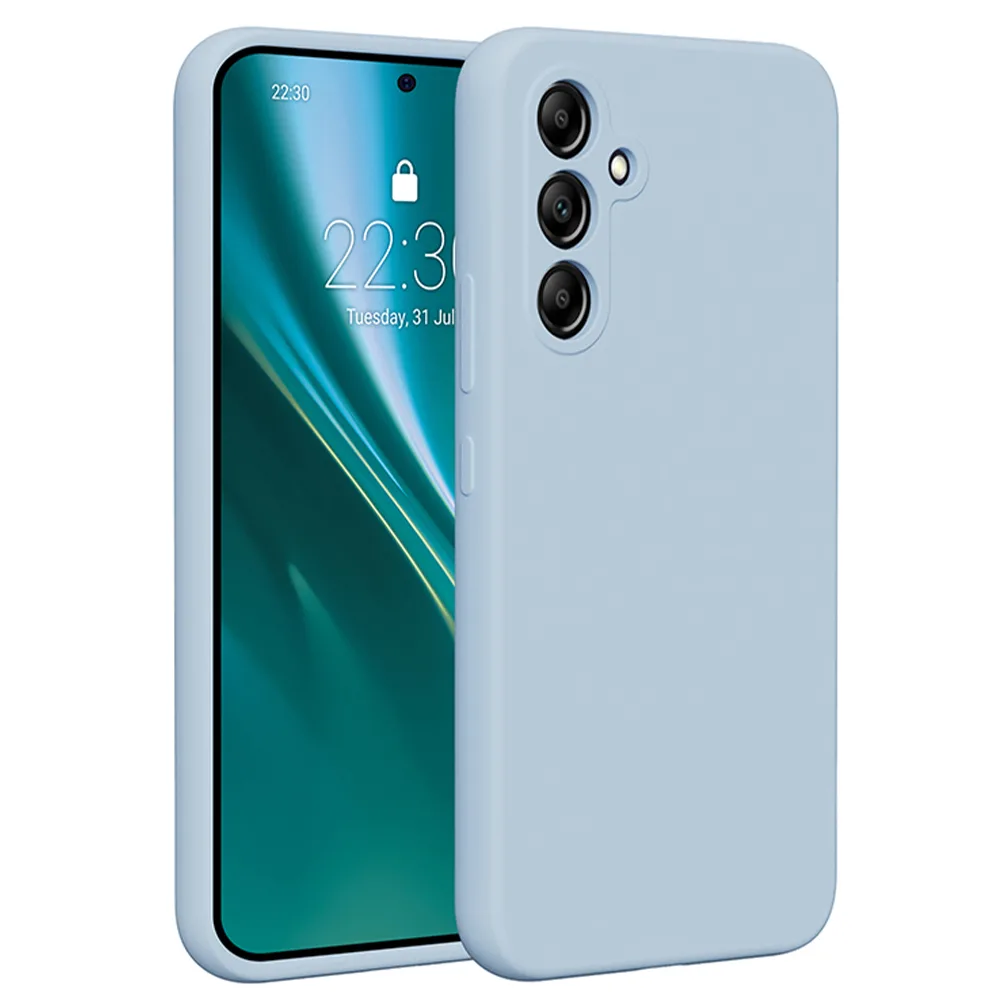 Etteri Silikonfodral för Samsung Galaxy A54 5G ljusblå