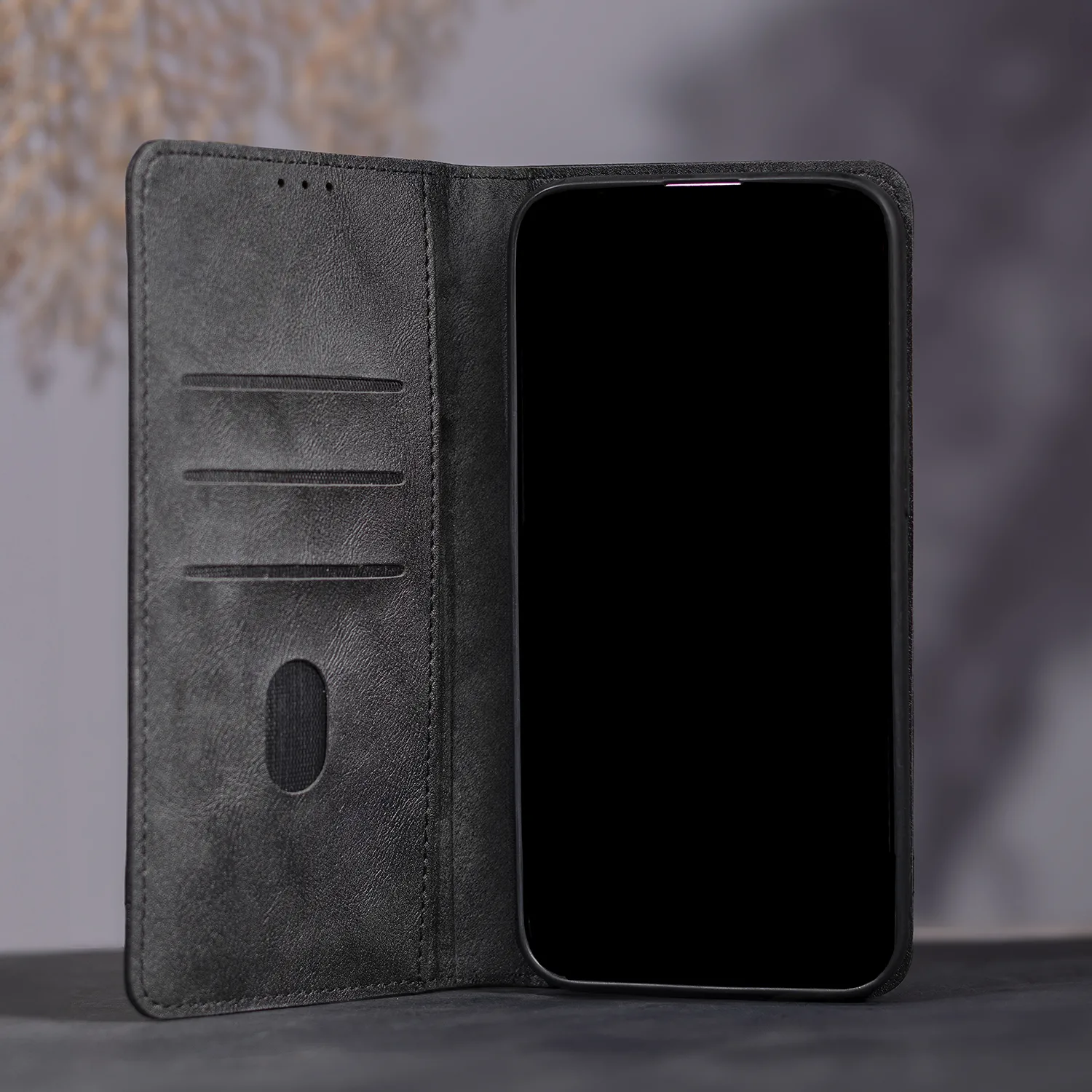 Smart Seam-fodral för Samsung Galaxy A15 4G / A15 5G svart
