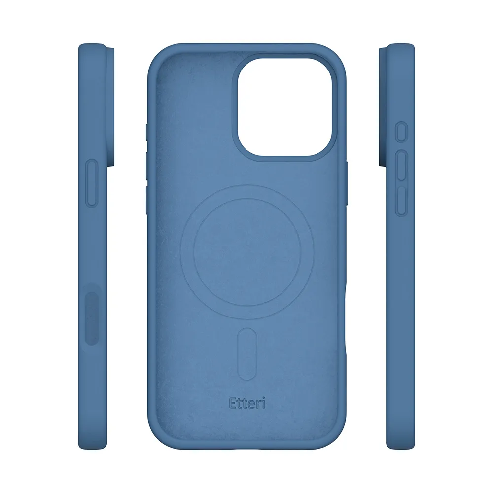 Etteri Silicone Mag-fodral för iPhone 16 Pro Max 6,9″ mörkblå