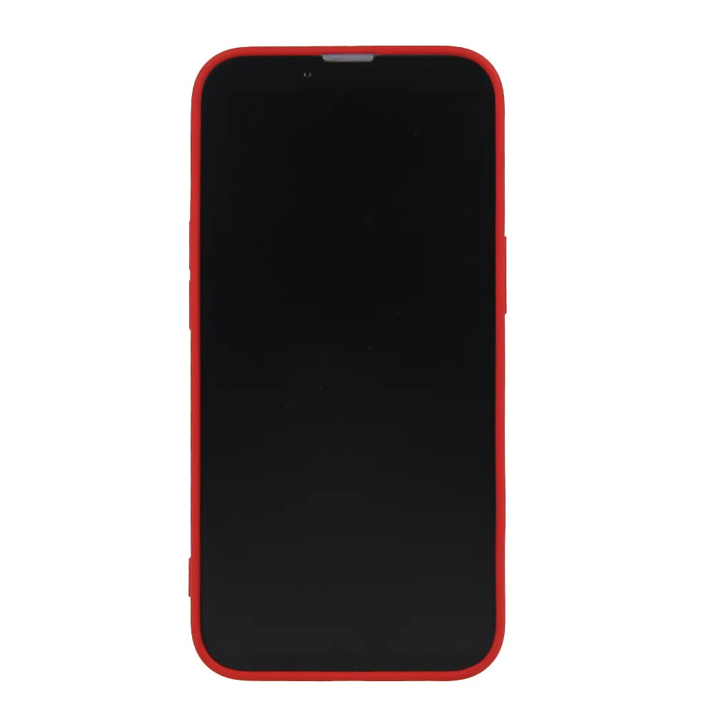 Enkel Color Mag-fodral för iPhone 16 Plus 6,7″ i rött