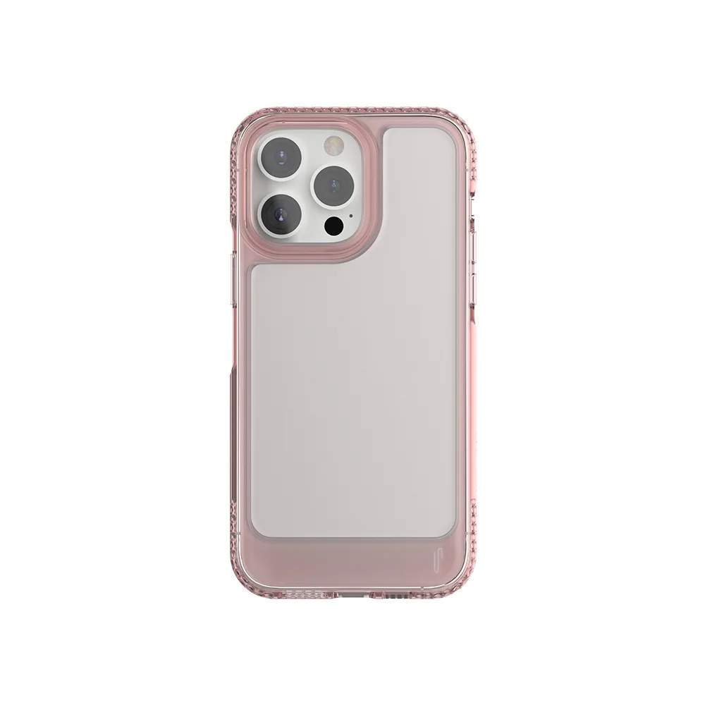 Ugly Rubber UMODEL-fodral för iPhone 15 Pro 6,1″ klarrosa