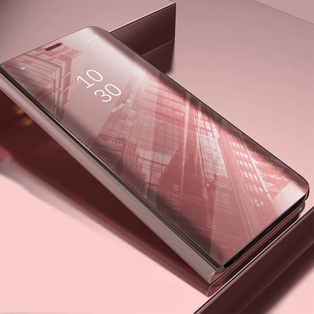 Smart Clear View-fodral för Samsung Galaxy S23 FE – rosa