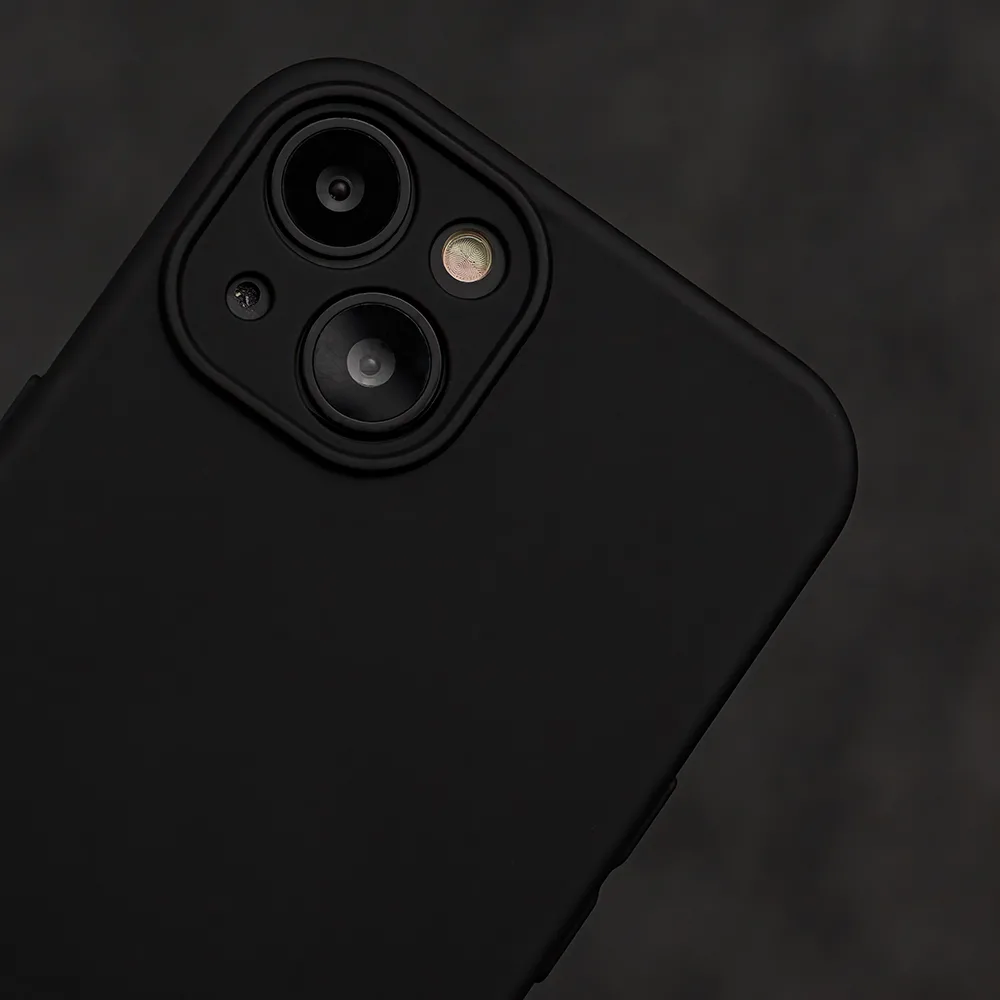 Silicon Box case for iPhone 16 6,1″ black