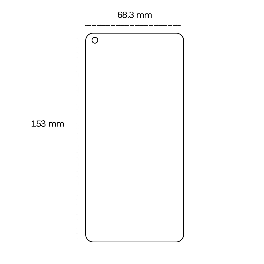 Tempered glass 2,5D for Oppo Reno 7 5G