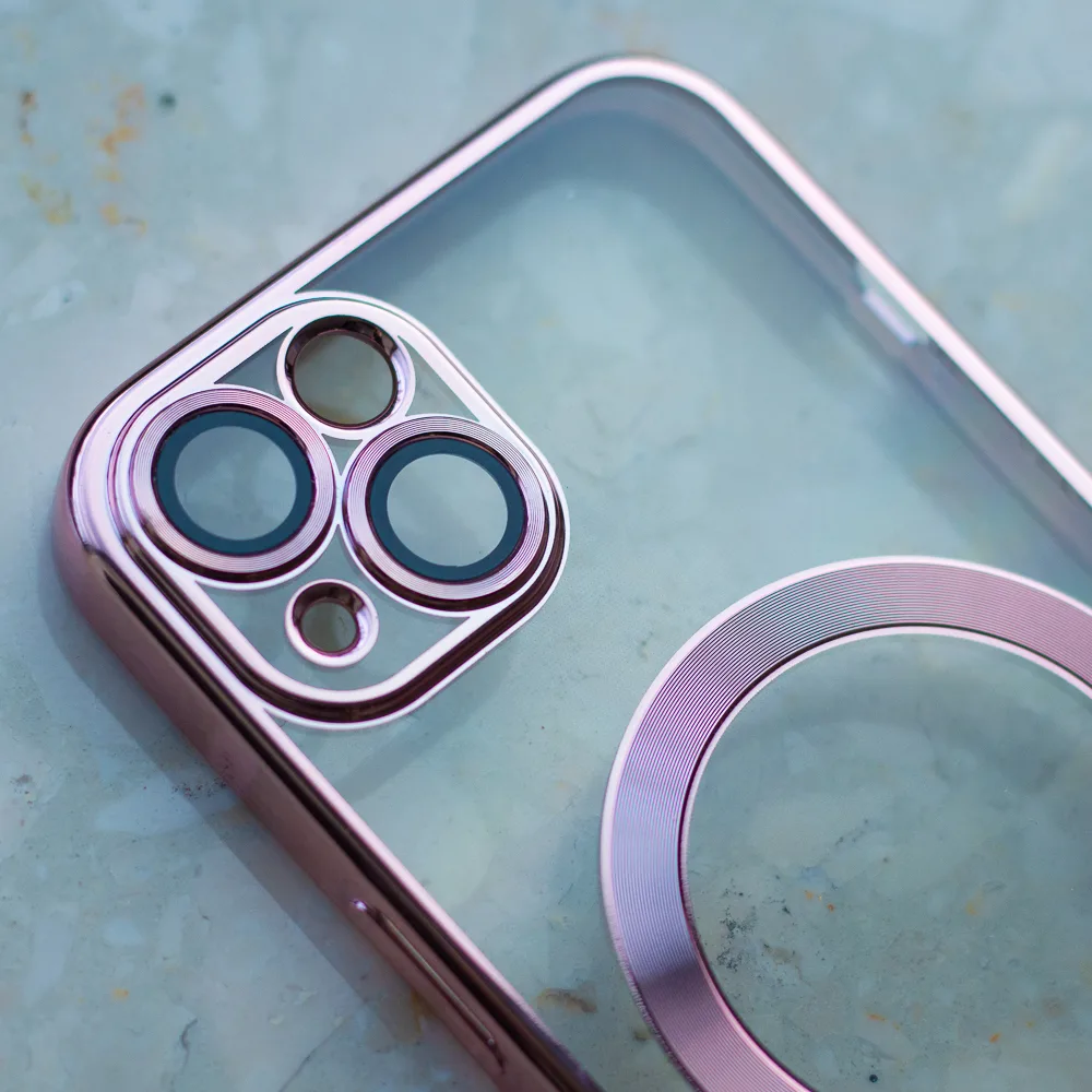 Color Chrome Mag-fodral för Samsung Galaxy A15 4G / A15 5G i roséguld