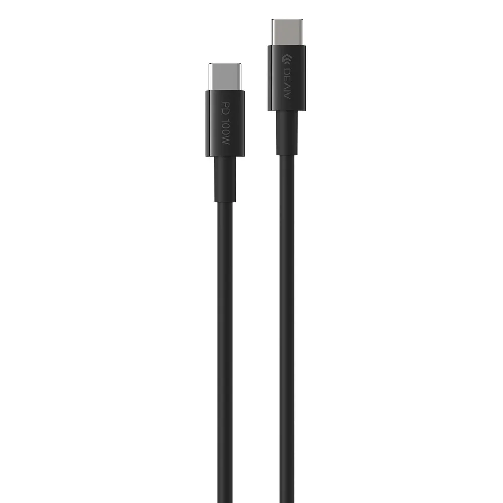 Devia cable Smart EC317 PD USB-C – USB-C 1,5 m 100W 5A black