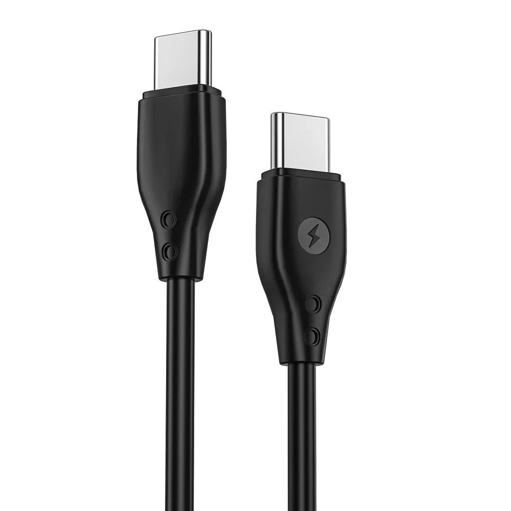 WIWU-kabel Pioneer Wi-C002 USB-C – USB-C 67W svart