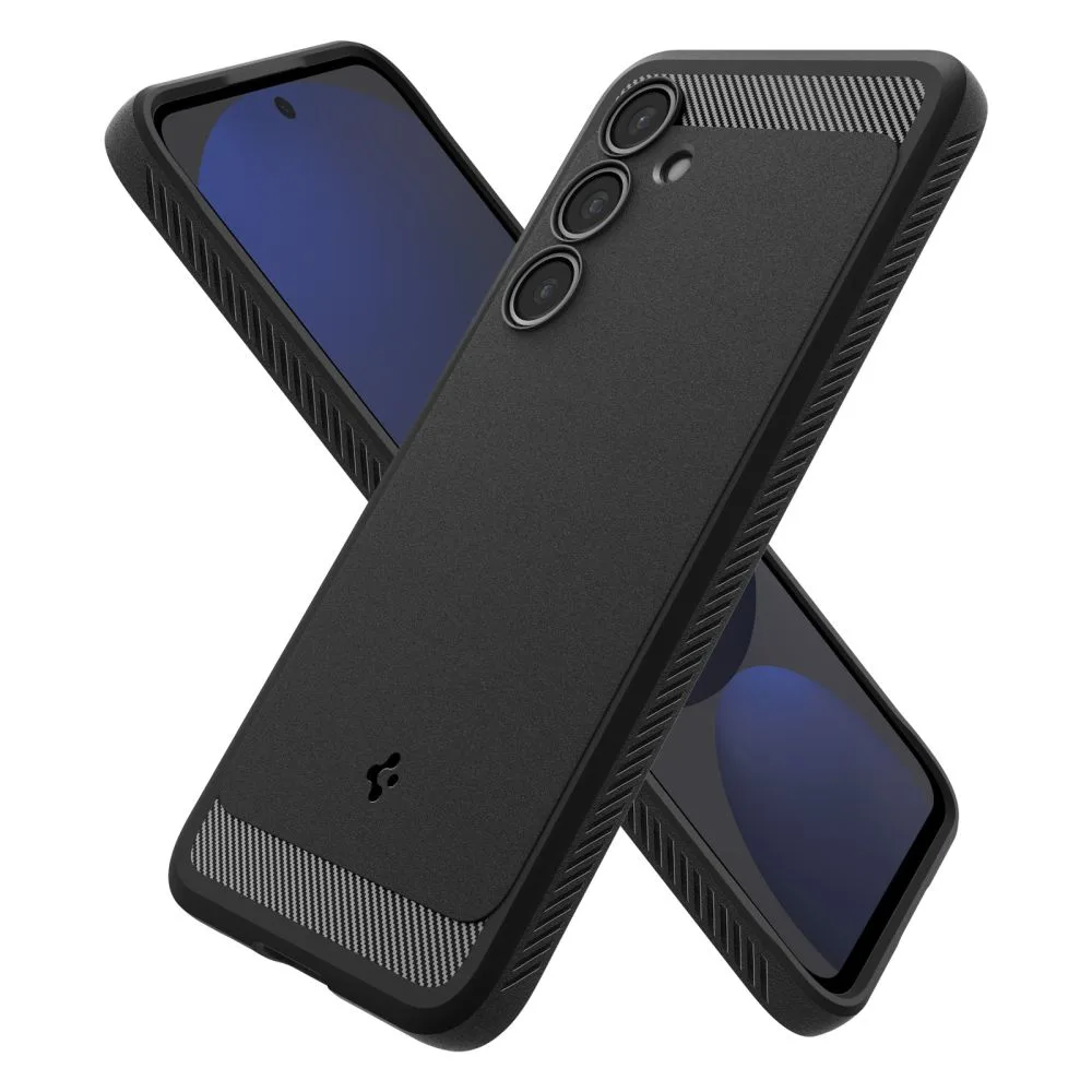 Spigen Rugged Armor-fodral för Samsung Galaxy S24 FE i matt svart
