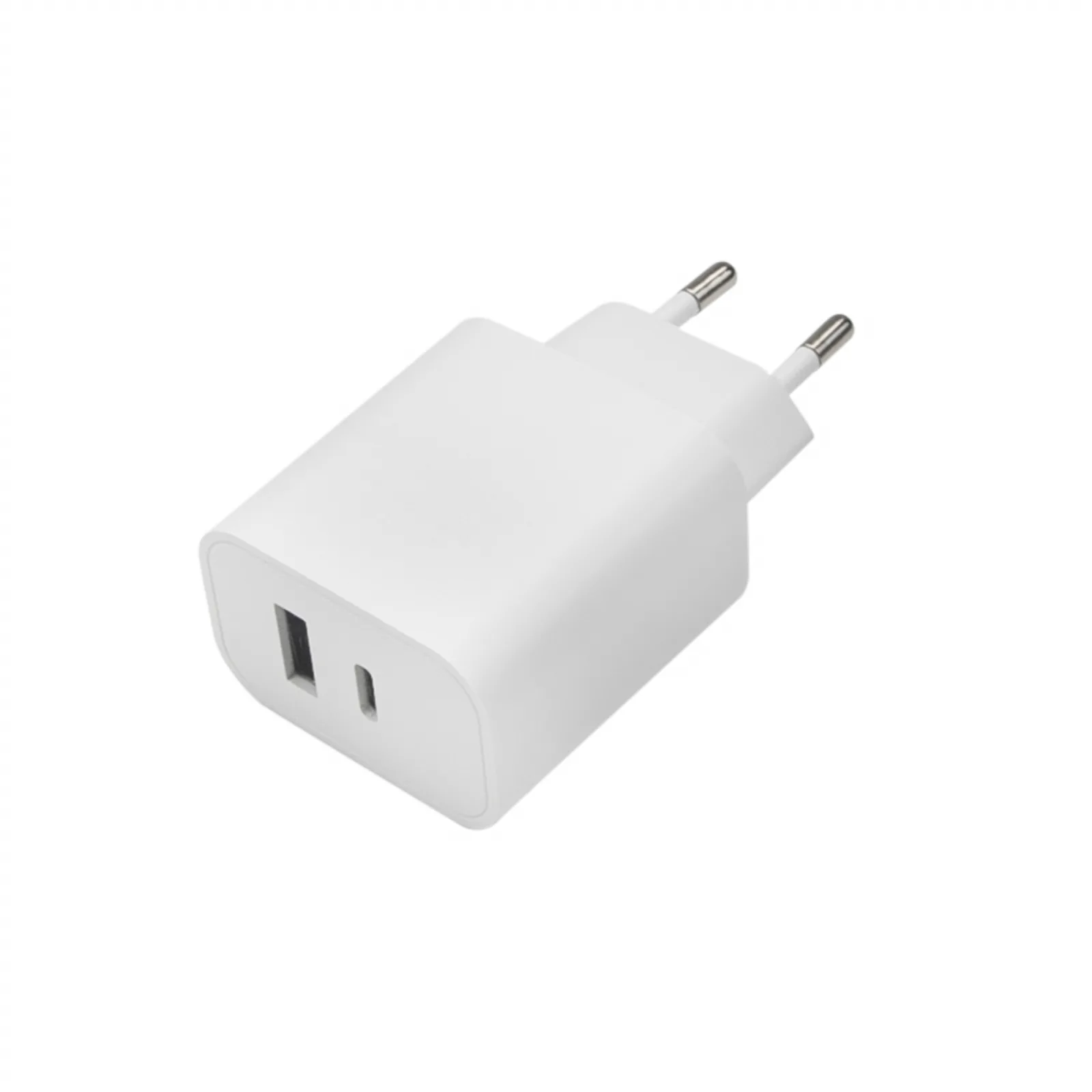 Maxlife MXTC-06 PD QC charger 1x USB-C 1x USB 20W white