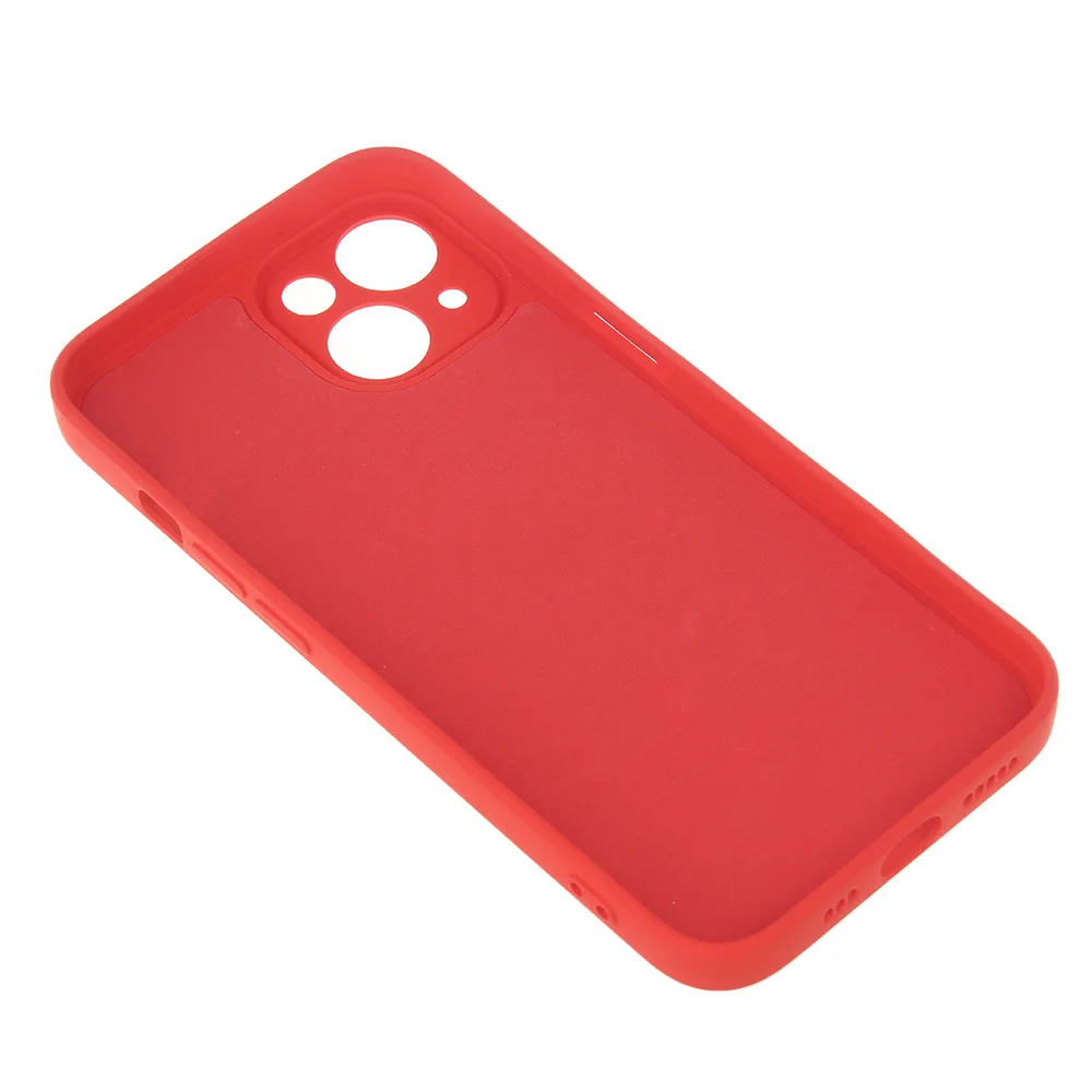 Enkel Color Mag-fodral för iPhone 16 Plus 6,7″ i rött