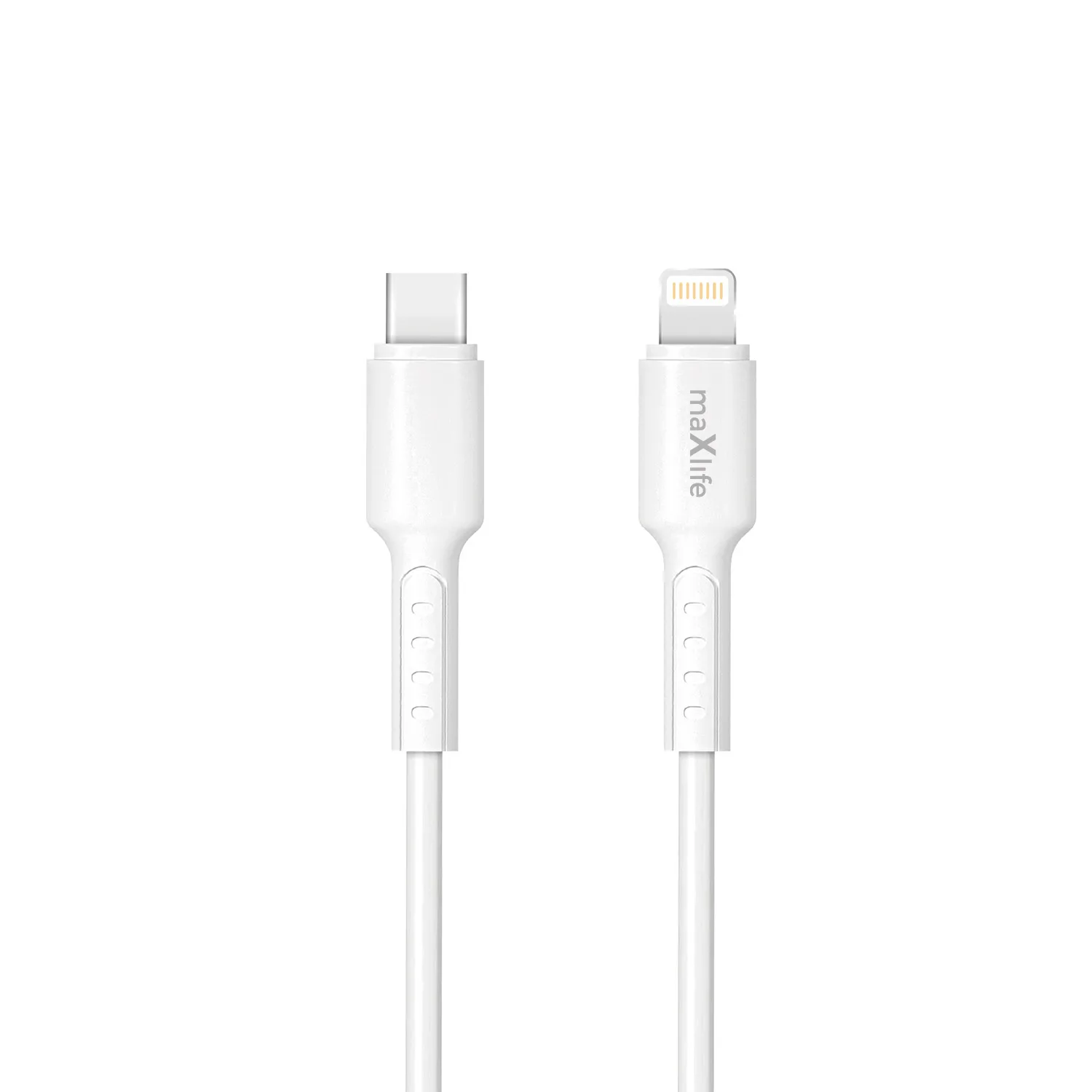 Maxlife MXUC-13 cable USB-C – Lightning 1,0 m 27W white