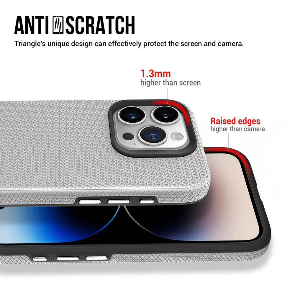 Vmax Triangle fodral för Samsung Galaxy A35 5G silver