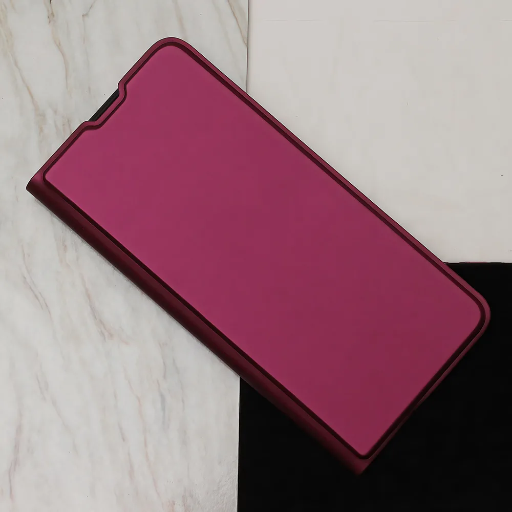 Smart mjuk fodral för iPhone 16e i bordeauxröd