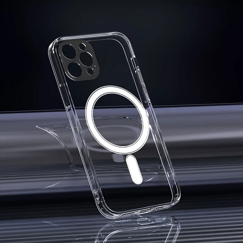 Anti Shock 1,5 mm Mag case for iPhone 13 Pro Max 6,7″ transparent camera protection