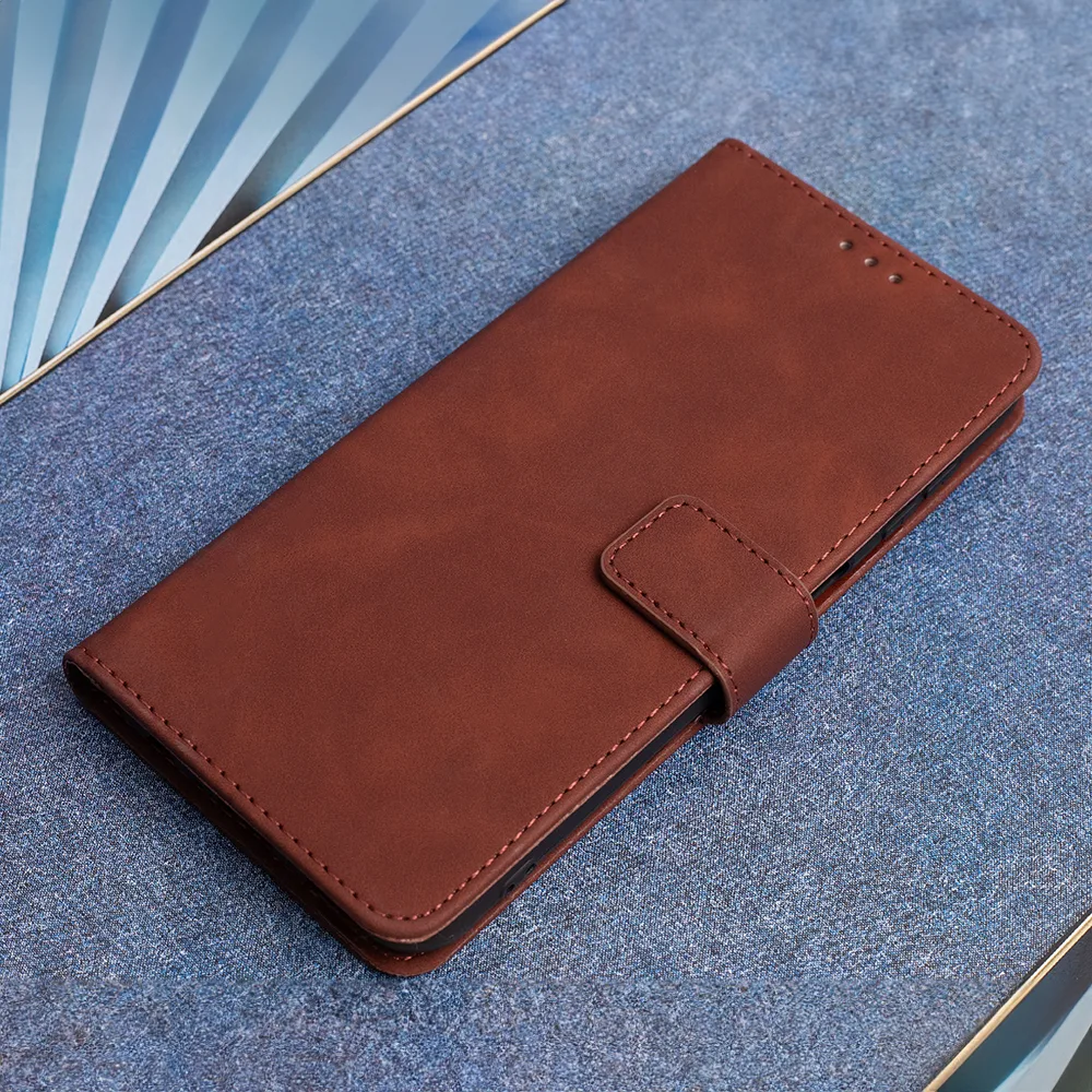 Smart Velvet-fodral till Xiaomi Redmi Note 13 5G (global) brun