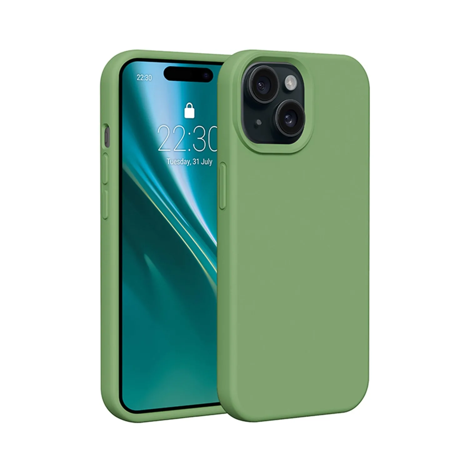 Etteri Silikonfodral för iPhone 11 ljusgrönt