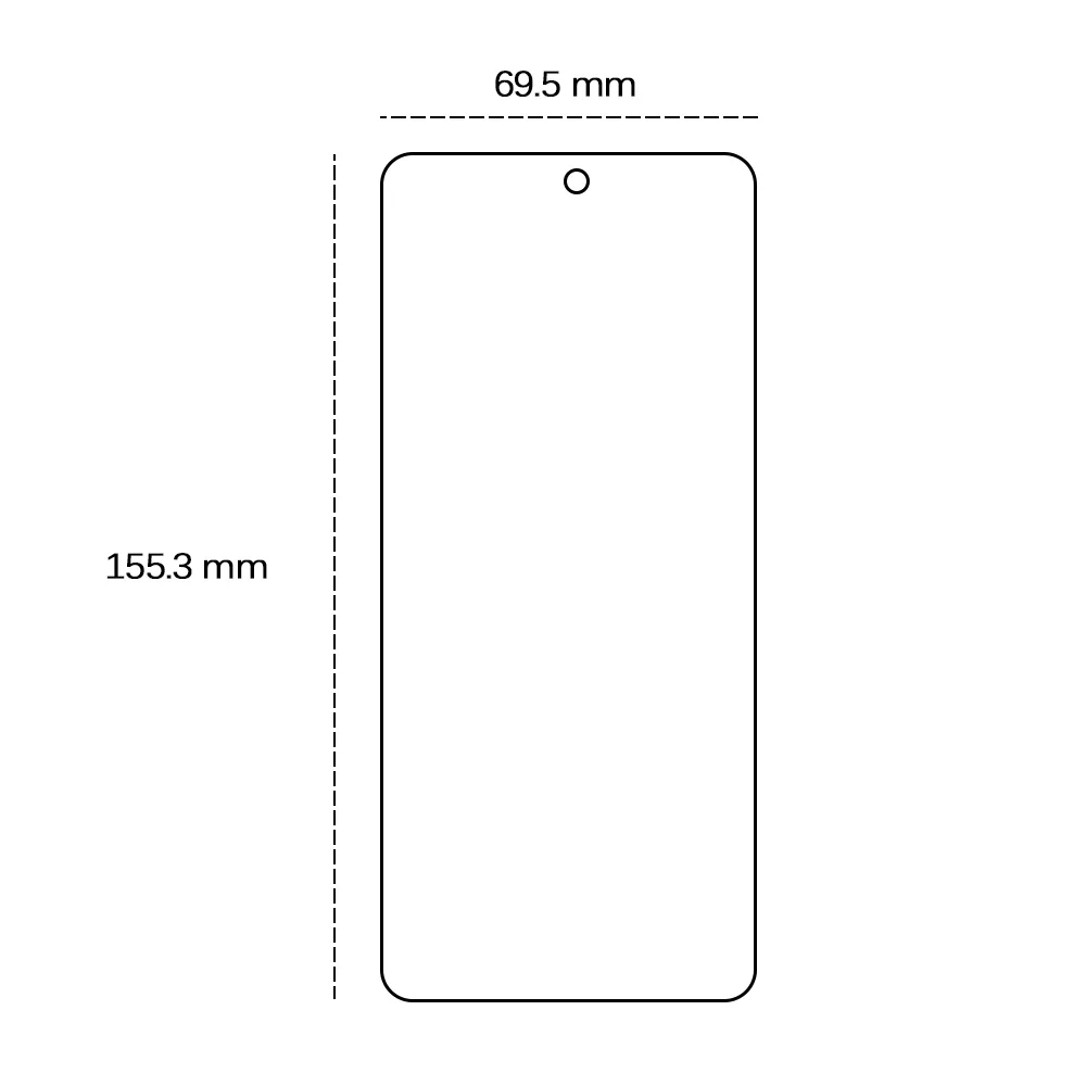 Tempered glass 2,5D for Xiaomi Poco X7 Pro 5G (Global)