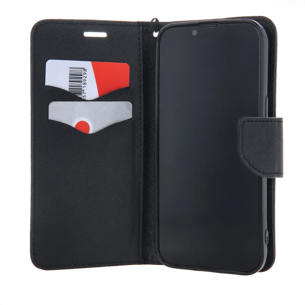 Smart Fancy-fodral för iPhone 16 6,1″ svart