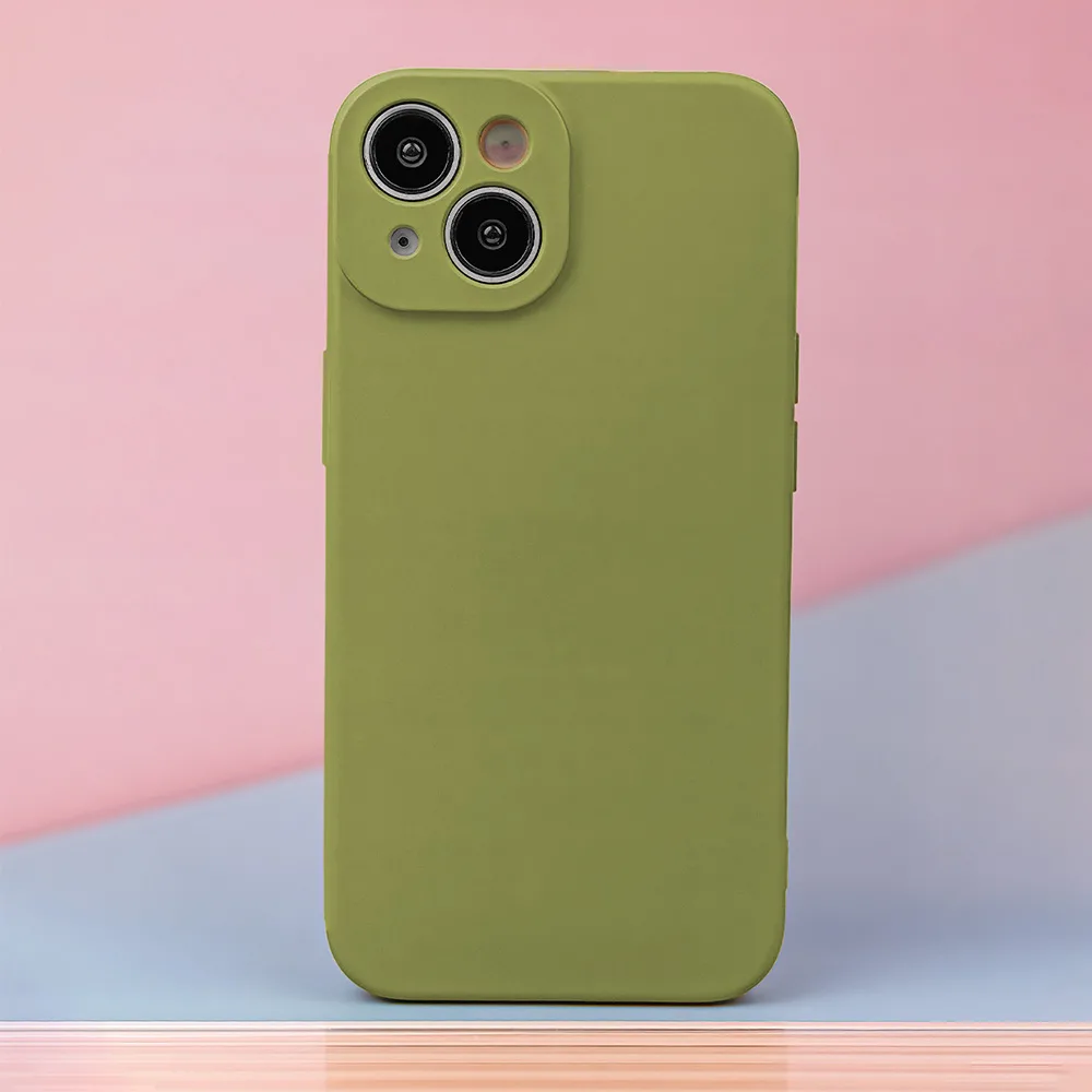 Silikonfodral för Xiaomi Redmi A3 4G (Global) i olivfärg