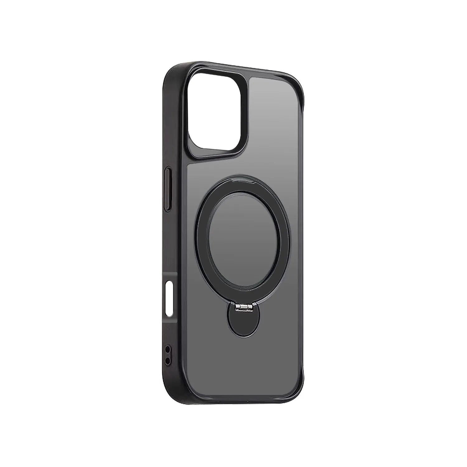 Etteri Matt Mag Ring-fodral för iPhone 16 Plus 6,7″ svart