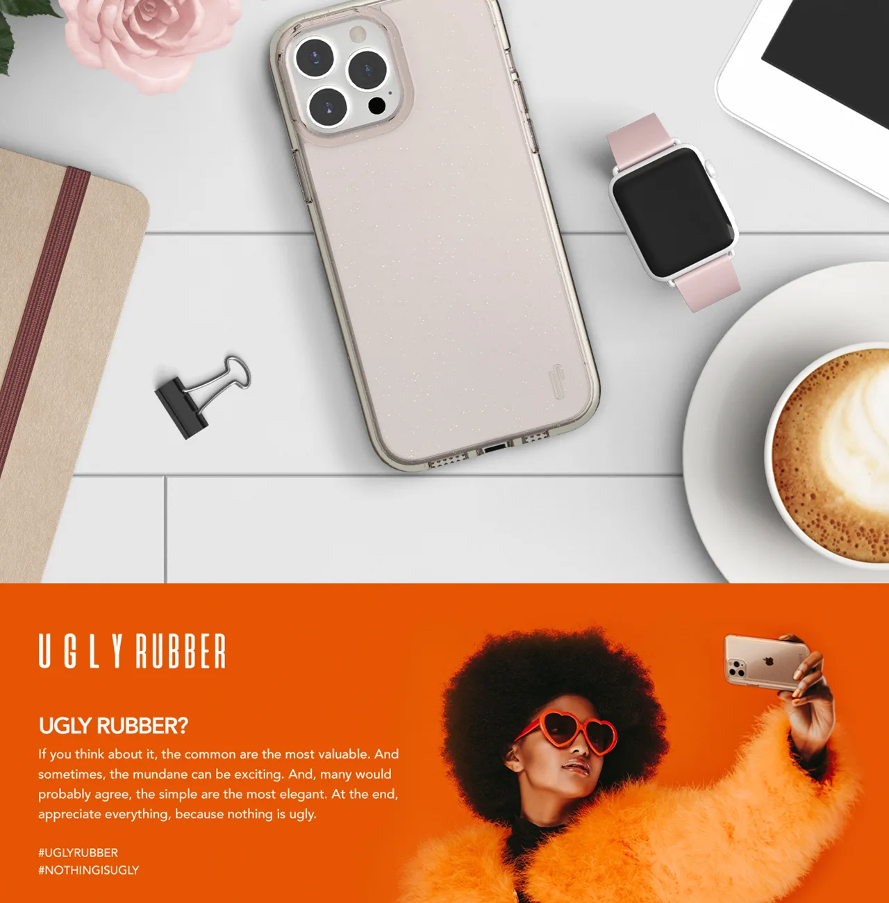 Ugly Rubber Vogue fodral för iPhone 14 Pro Max 6,7″ klar