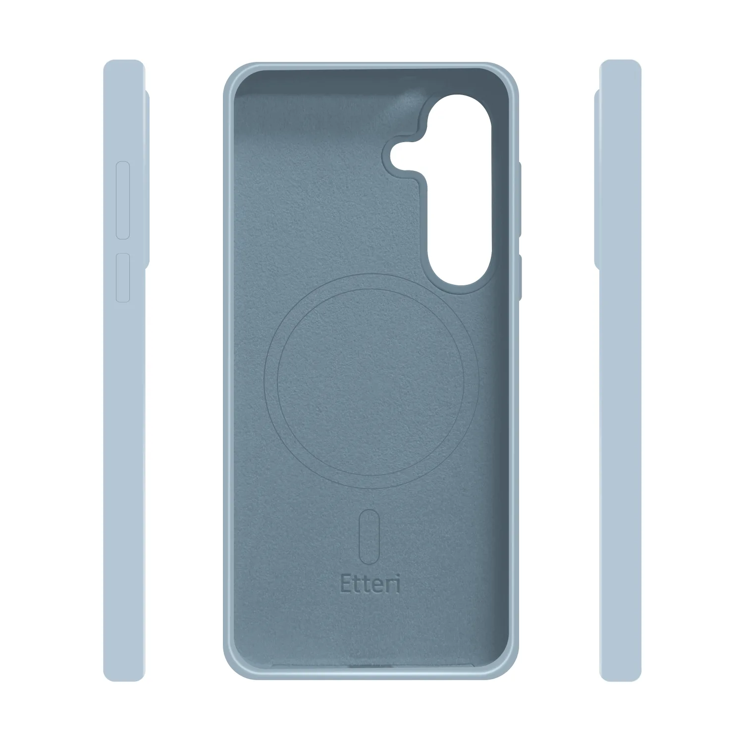 Etteri Silikon Mag-fodral för Samsung Galaxy S25 ljusblå